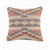 18" Pink and Gray Eclectic Southwestern Square Throw Pillow - IMAGE 1