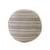 20" Taupe and White Striped Round Outdoor Patio Pouf Ottoman - IMAGE 3