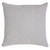 20" Gray and White Hand Woven Stonewash Striped Square Throw Pillow - IMAGE 1