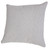 20" Gray and White Hand Woven Stonewash Striped Square Throw Pillow - IMAGE 5