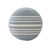 20" Blue and White Striped Round Pouf Ottoman - IMAGE 3