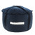 20" Navy Solid Textured Round Pouf Ottoman - IMAGE 1