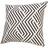 20" Black and White Geometric Square Outdoor Throw Pillow - IMAGE 5