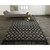 7.75' x 9.75' Black and Ivory Geometric Hand Woven Rectangular Wool Area Throw Rug - IMAGE 2