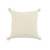 20" Green and Gray Swiss Cross Hand Loomed Square Throw Pillow