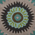 5' Green and Gray Peacock Hand Tufted Area Throw Rug - IMAGE 2