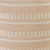 20" Peach and White Striped Round Outdoor Patio Pouf Ottoman - IMAGE 2