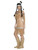 49" Beige and Red Native American Inspired Women Adult Halloween Costume - XL - IMAGE 3