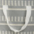 21" Gray and White Geometric Handmade Storage Basket - IMAGE 3