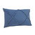 24" Navy Blue Hand Woven Diamond Tufted Rectangular Throw Pillow - IMAGE 5