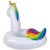 68" Rainbow Unicorn Inflatable Swimming Pool Tube Ring Float - IMAGE 4