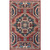 6.25' x 9.5' Red and Blue Tribal Kazak Rectangular Area Throw Rug - IMAGE 1