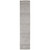 2.5' x 10' Blue and Silver Gray Striped Hand Knotted Rectangular Wool Rug Runner - IMAGE 1