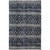 2' x 3' Blue and Beige Tribal Rectangular Area Throw Rug - IMAGE 1