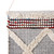 Boho Chindi Textured Geometric Woven Cotton Wall Hanging Tapestry 35" x 19.5" - IMAGE 3