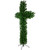 7' Artificial Pine Christmas Cross, Unlit - IMAGE 3