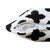 20" Black and White Swiss Cross Geometric Square Throw Pillow - IMAGE 3