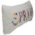 23" Off White Spring Floral Embroidered Throw Pillow - IMAGE 3