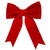 Solid Commercial Bow Outdoor Christmas Decor - 64" - Red - IMAGE 3