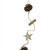 5' Natural Brown Birch Bark Stars, Twigs and Pine Cone Artificial Christmas Garland - Unlit - IMAGE 3