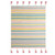 Pink and Blue Striped Tassels Throw Blanket 50" x 60" - IMAGE 2