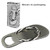 5" Fashion Avenue Black Zebra Print Flip Flop Stainless Steel Bottle Opener - IMAGE 3