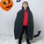 Black Vampire Cape Boy Child Halloween Costume Accessory - Extra Large - IMAGE 4