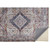 9' x 12' Gray and Blue Vintage Medallion Rectangular Area Throw Rug - IMAGE 4