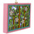 7" Spring Songbird Wooden Green and Pink LED Hanging Shadow Box - IMAGE 3