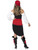 Black and White Sassy Pirate Wench Women Adult Halloween Costume - Medium - IMAGE 3