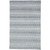 2' x 3' Blue and Gray Hand Loomed Rectangular Area Throw Rug - IMAGE 1