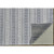 2' x 3' Blue and Gray Hand Loomed Rectangular Area Throw Rug - IMAGE 3