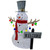 3D Lighted "Welcome" Snowman Outdoor Christmas Decoration - 48" - Warm White LED - IMAGE 5