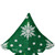 3D Lighted Christmas Tree Outdoor Decoration - 20" - Green and White - Clear Lights