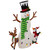 3D LED Lighted Snowman and Penguin Outdoor Christmas Decoration - 48" - Warm White - IMAGE 4