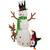 3D LED Lighted Snowman and Penguin Outdoor Christmas Decoration - 48" - Warm White - IMAGE 5