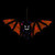 LED Lighted Bat Halloween Decoration - 25" - Black and Orange - Purple Lights - IMAGE 3