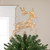 LED Lighted Reindeer Christmas Tree Topper - 13"  - Gold - Warm White Lights - IMAGE 1