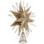 LED Lighted Starburst Glittered Christmas Tree Topper - 13" - Champagne Gold - White Lights - IMAGE 4