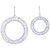 LED Lighted Hanging Christmas Wreath Decorations - 18" - Set of 2 - Cool White Lights - IMAGE 2