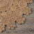 4' Brown Geometric Boutique Handmade Jute Area Throw Rug - IMAGE 6