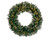 48" Pre-Lit Deluxe Windsor Pine Artificial Christmas Wreath - Clear Lights - IMAGE 1