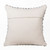 20" White and Black Chevron Square Throw Pillow
