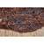 1' x 1' Walnut Brown On-Hair Cowhide Small Area Throw Rug - IMAGE 3