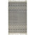 3.5' x 5.5' Gray and Ivory Diamond Hand Woven Rectangular Wool Area Throw Rug - IMAGE 1