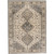 3.75' x 5.25' Gray and Beige Gebbah Kilim Rectangular Area Throw Rug - IMAGE 1