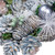 Pinecones, Ornaments and Pine Needles Mini Christmas Wreath - 10" - Blue - Unlit