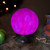 LED Lighted Color Changing Crystal Ball with Sound Halloween Decoration - 8" - IMAGE 5