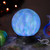 LED Lighted Color Changing Crystal Ball with Sound Halloween Decoration - 8" - IMAGE 6
