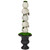 16" Skull Tower Topiary in Urn Halloween Decoration - IMAGE 2